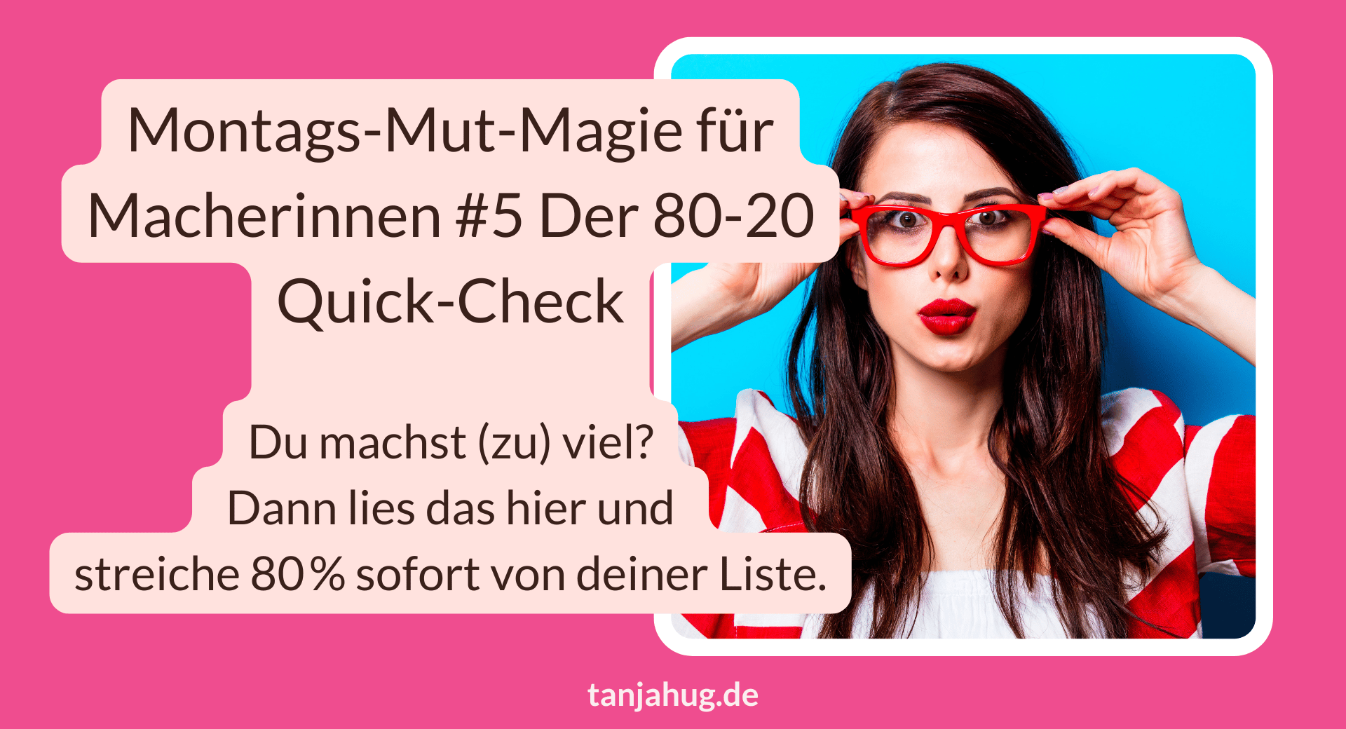 80-20-Regel für nebenberuflich selbstständige Frauen