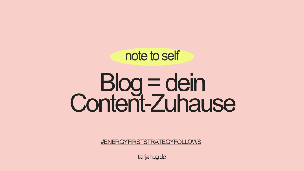 Was ist Content Marketing Blog ist dein Content Zuhause tanjahug.de Was ist Content Marketing - der Blog ist dein Content Zuhause