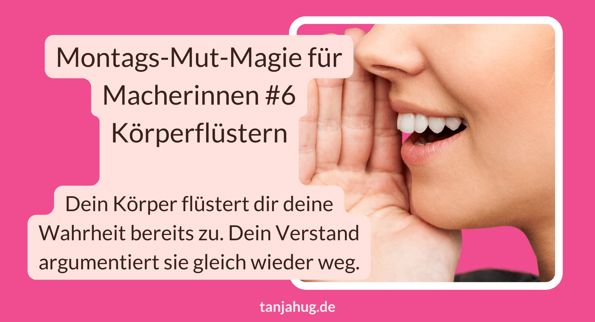 Montags-Mut-Magie für Macherinnen Klare Entscheidungen